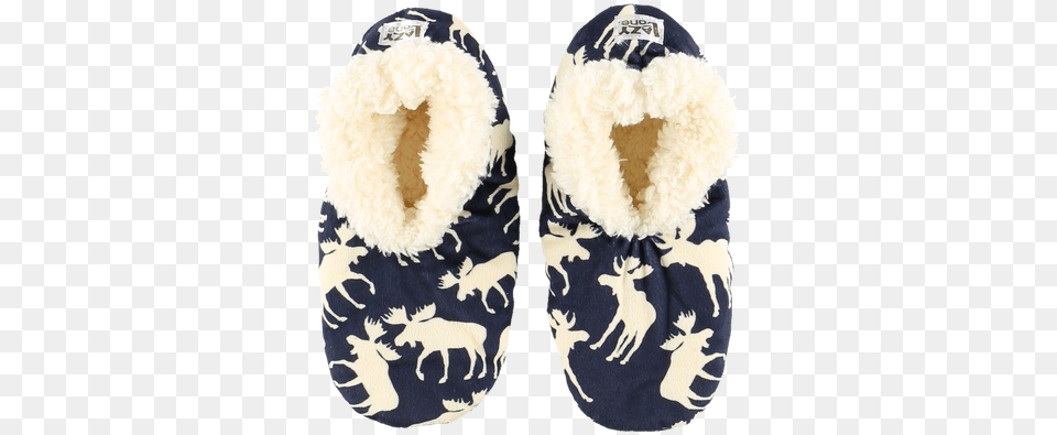 Classic Moose Blue Slipper, Clothing, Footwear, Shoe, Sneaker Free Png Download