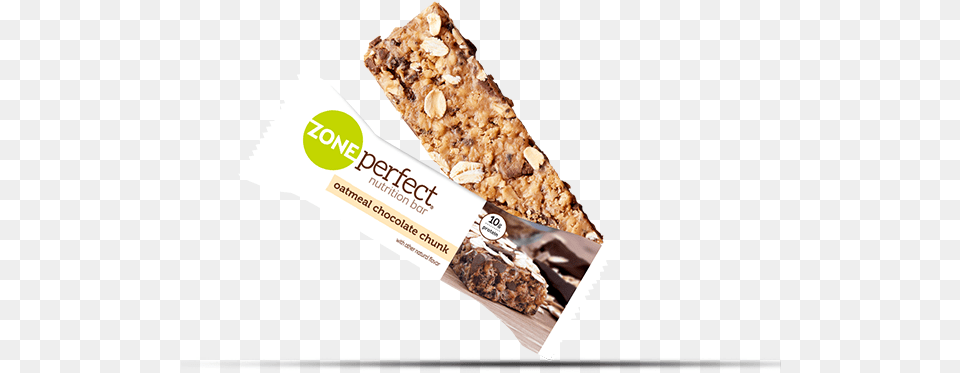 Classic Oatmeal Chocolate Chunk Abbott Zone Perfect Nutrition Bar, Food, Grain, Granola, Produce Png Image
