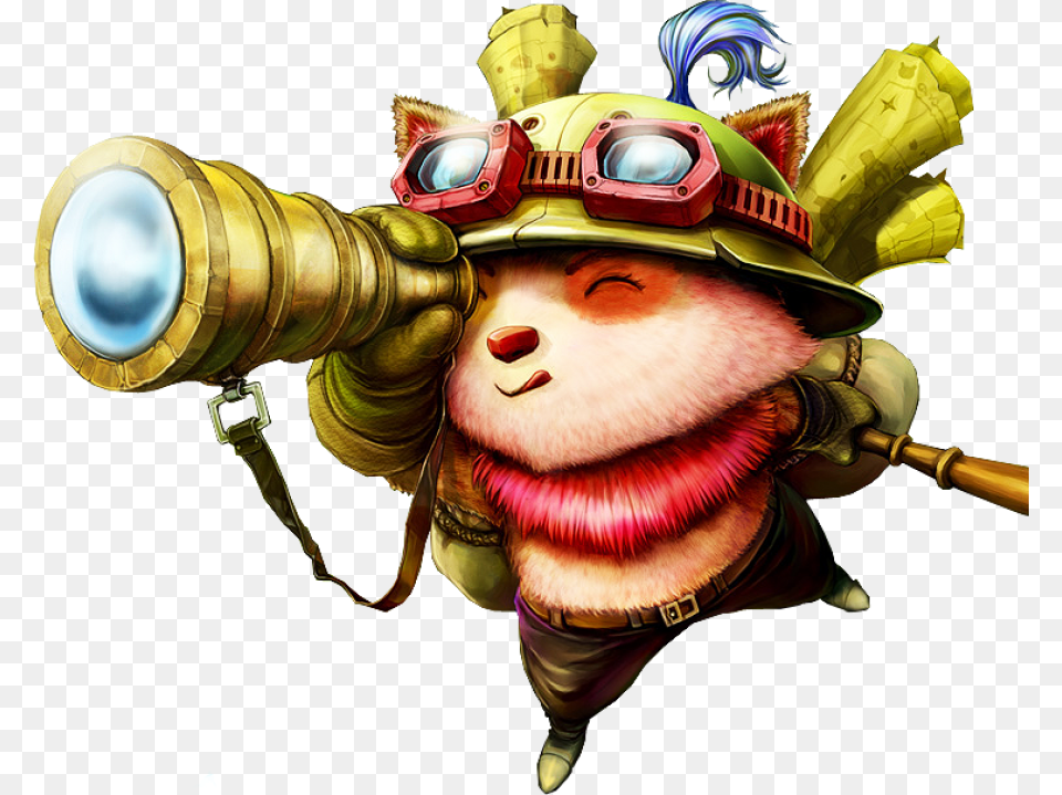 Classic Old Teemo Scout Splashart Image League Of Legends Teemo, Baby, Person, Face, Head Png