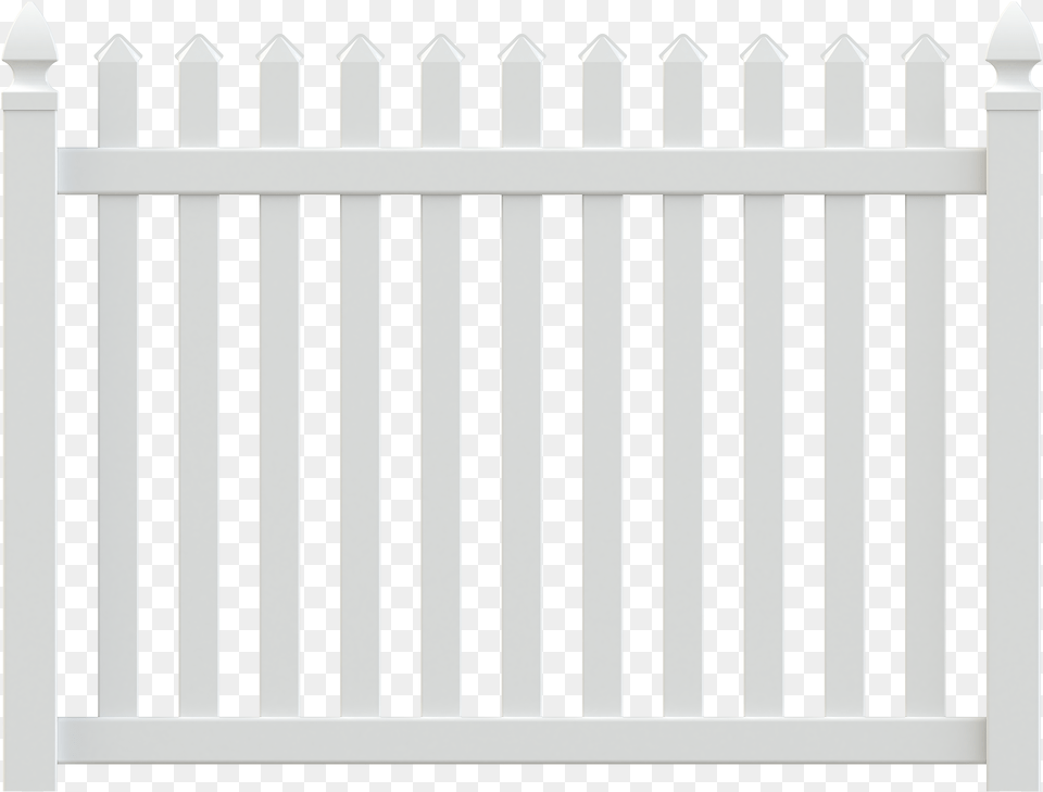 Classic Picket Straight Picket Fence, Gate Png Image