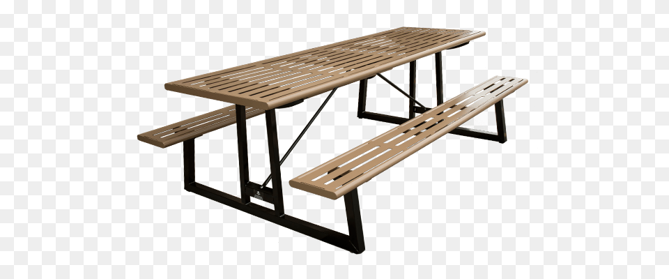 Classic Picnic Table, Bench, Furniture, Wood Png