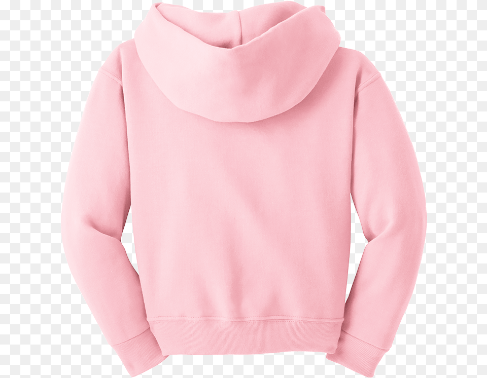 Classic Pink Pink Hoodie Back Template, Clothing, Knitwear, Sweater, Sweatshirt Free Transparent Png