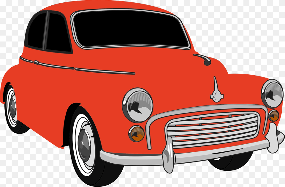 Classic Red Car Clip Arts, Sedan, Transportation, Vehicle Free Png