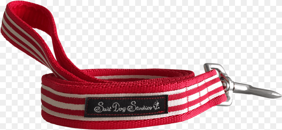 Classic Red Stripes Ribbon Dog Lead Coin Purse, Leash, Accessories, Strap Png Image