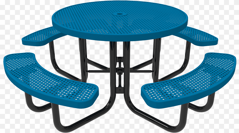 Classic Round Picnic Table Commercial Round Picnic Table Gray, Cushion, Furniture, Home Decor, Chair Free Transparent Png