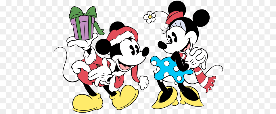 Classic Santa Mickey Classic Mickey Minnie Minnie Mouse Colouring, Cartoon, Baby, Person Free Png