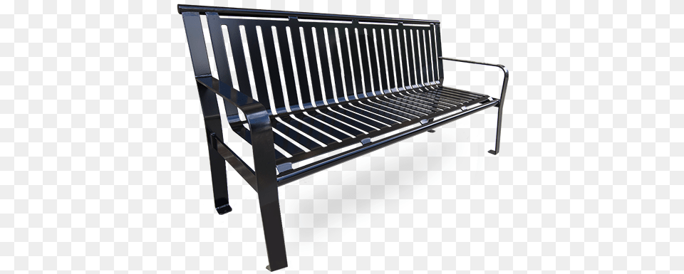 Classic Simple Bench Powder Coated Bench, Furniture, Park Bench, Crib, Infant Bed Free Png Download