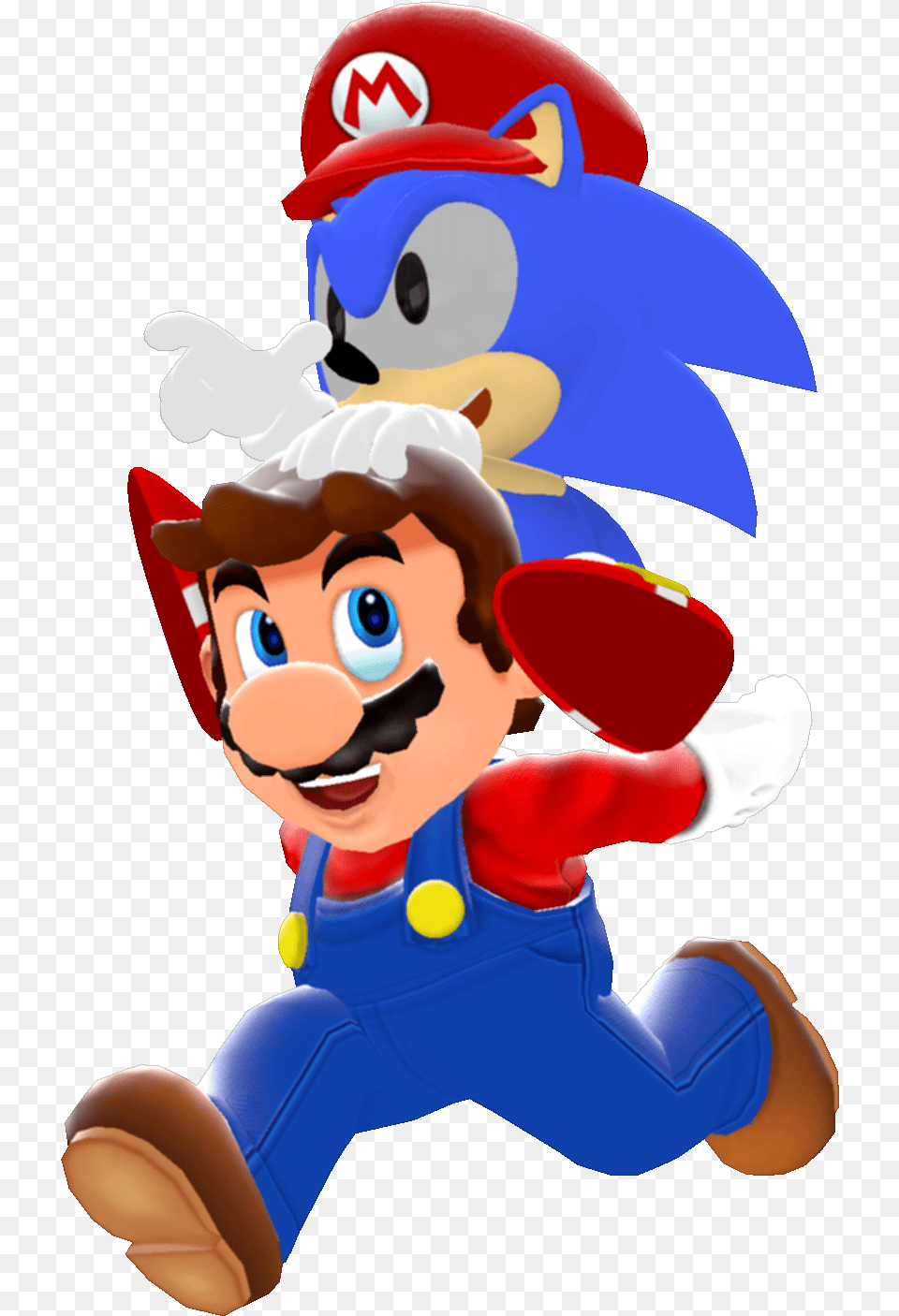 Classic Sonic And Modern Mario By Icepony64 Modern Sonic 16 Bit, Baby, Person, Game, Super Mario Free Transparent Png