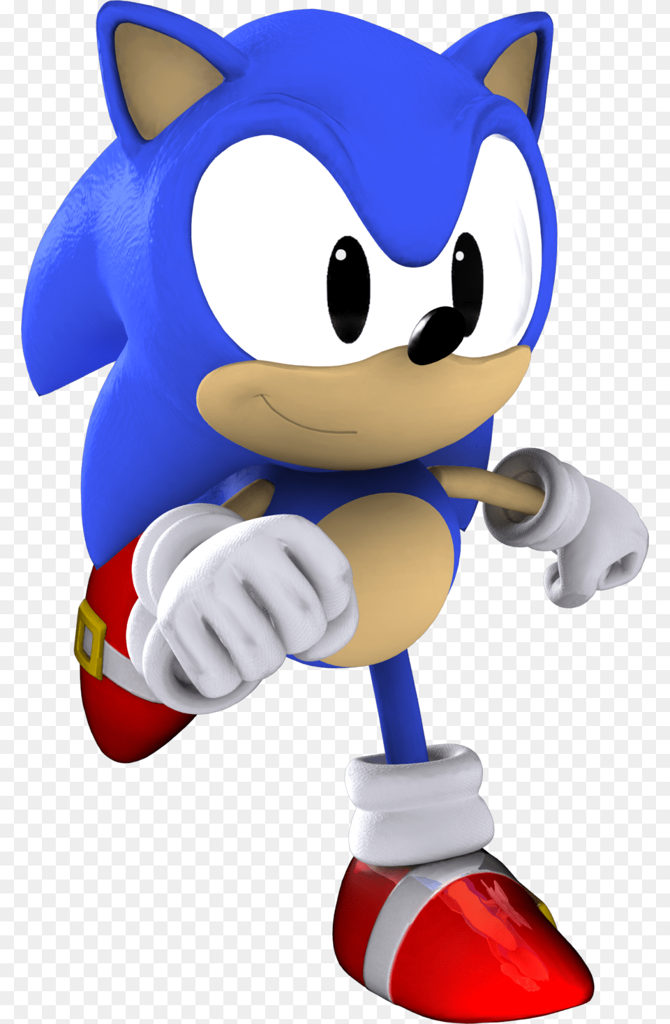 Classic Sonic The Hedgehog 3d By Itshelias94 Classic Sonic The Hedgehog 3d Render, Clothing, Glove, Toy Png