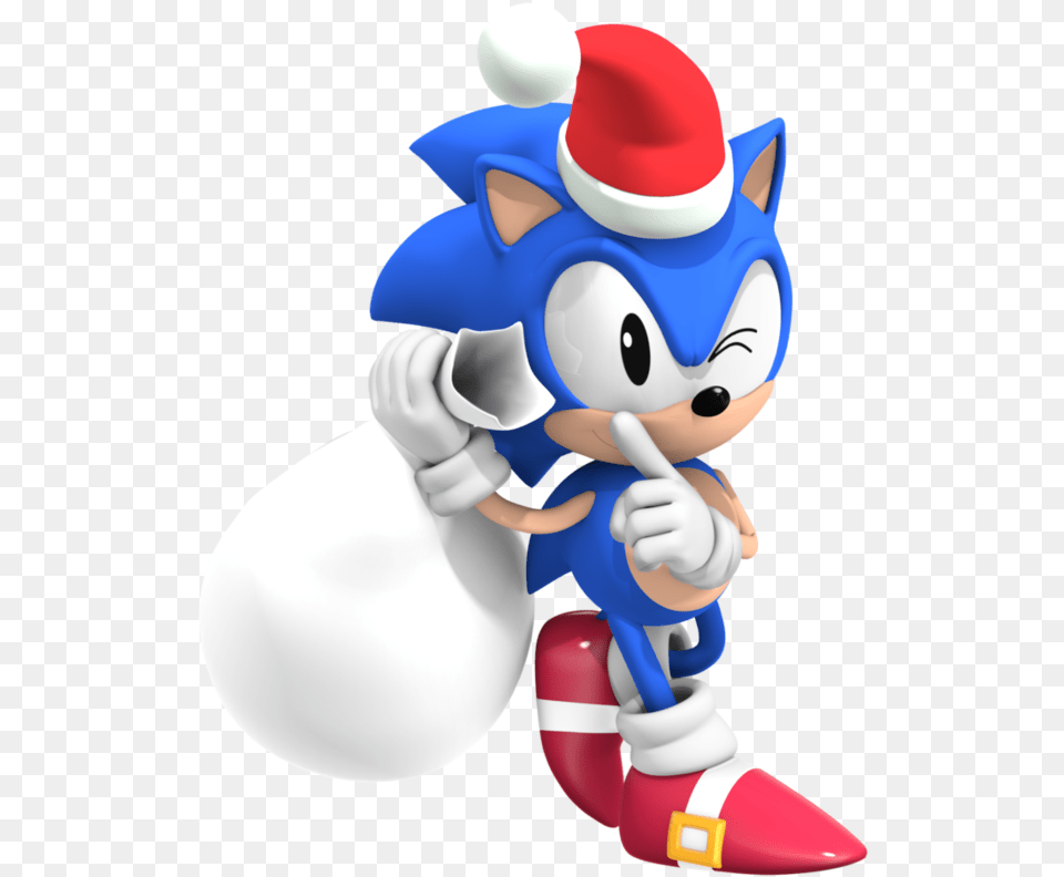 Classic Sonic The Hedgehog Christmas, Nature, Outdoors, Snow, Snowman Png Image