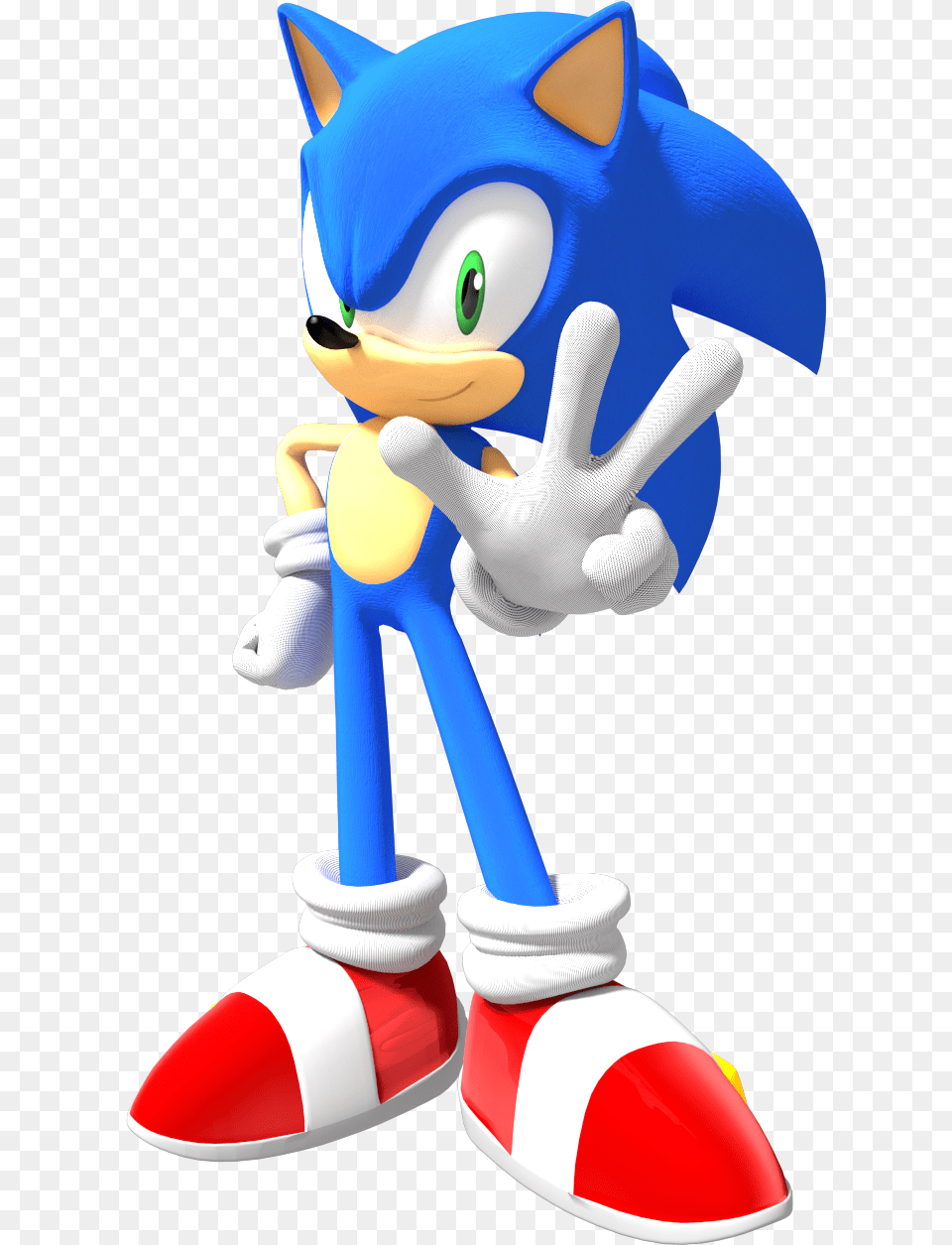 Classic Sonic The Hedgehog Sonic The Hedgehog Pose, Clothing, Glove, Toy Free Png Download