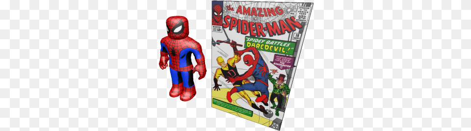 Classic Spider Man With Comic Concept By Yomamaaam Roblox, Book, Comics, Publication, Baby Free Transparent Png