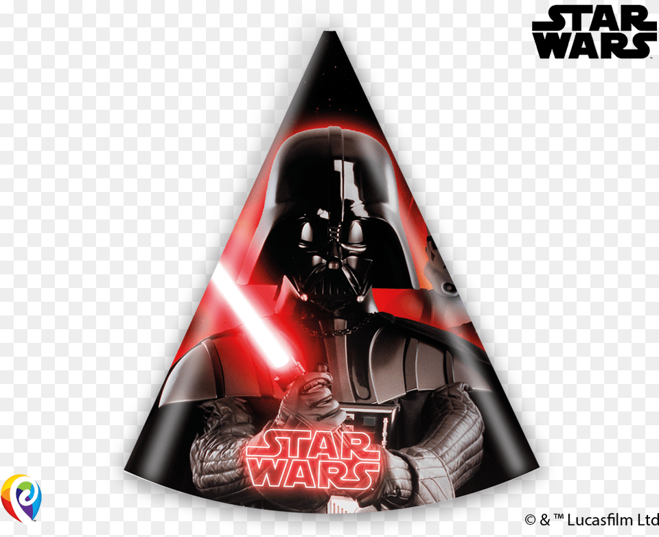 Classic Star Wars 6 Birthday Party Hats Star Wars Pilot Helmet, Lighting, Aircraft, Airplane, Vehicle Png