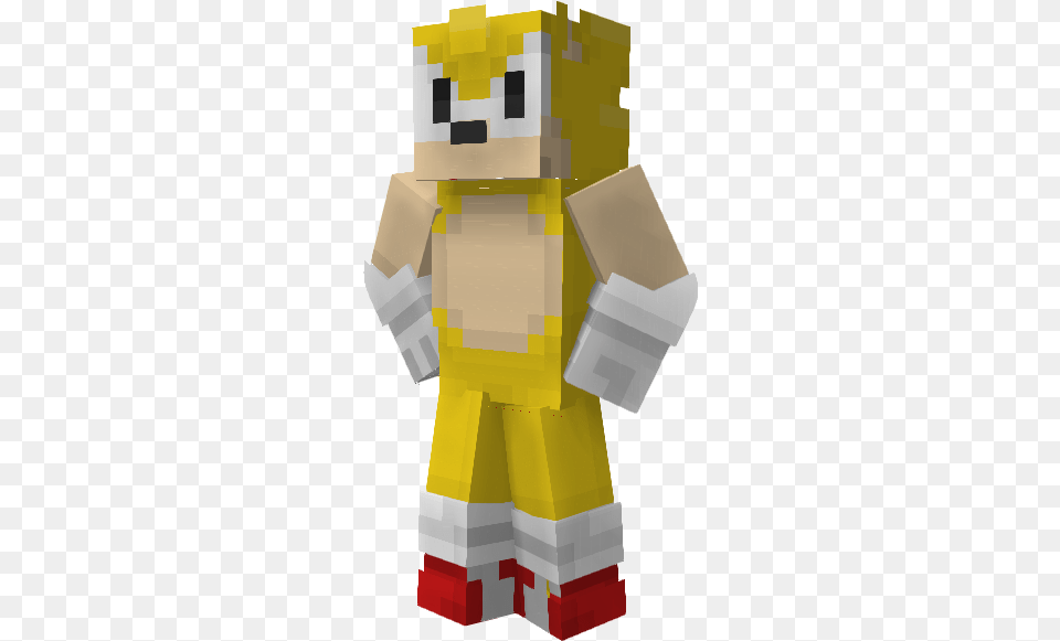 Classic Super Sonic Minecraft Skin Toy, Mailbox, Robot Free Transparent Png