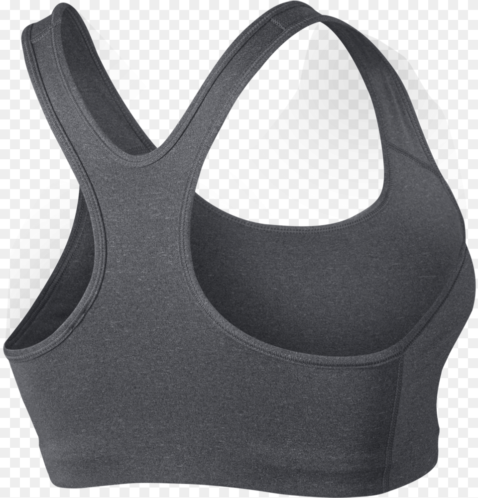 Classic Swoosh Sports Bra Women Carbon Heather Antharcite Nike Clothing, Lingerie, Tank Top, Underwear Png Image