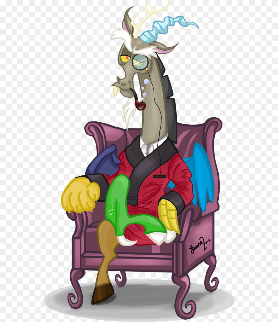 Classic Tales As Told By Discord Fimfiction Discord Human, Furniture, Book, Comics, Publication Free Transparent Png