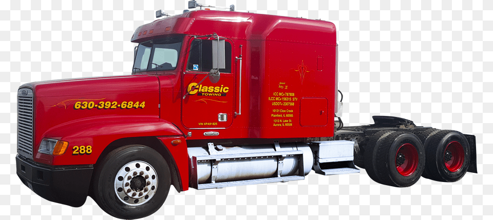 Classic Tractor Towing Truck, Trailer Truck, Transportation, Vehicle, Machine Free Png