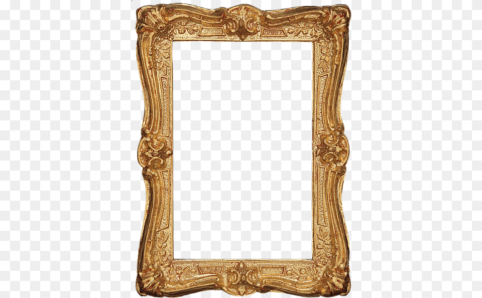 Classic Transparent Frame Gold Transparent Picture Frames, Mirror, Photography Free Png