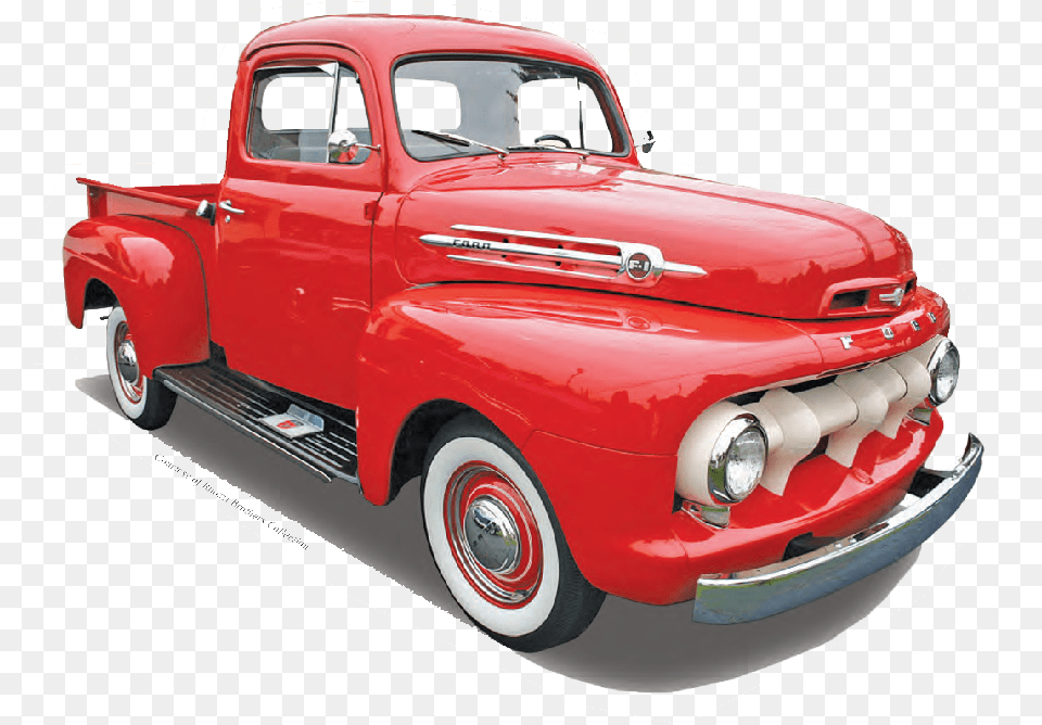 Classic Truck Vintage Red Pickup Truck, Pickup Truck, Transportation, Vehicle, Machine Png Image