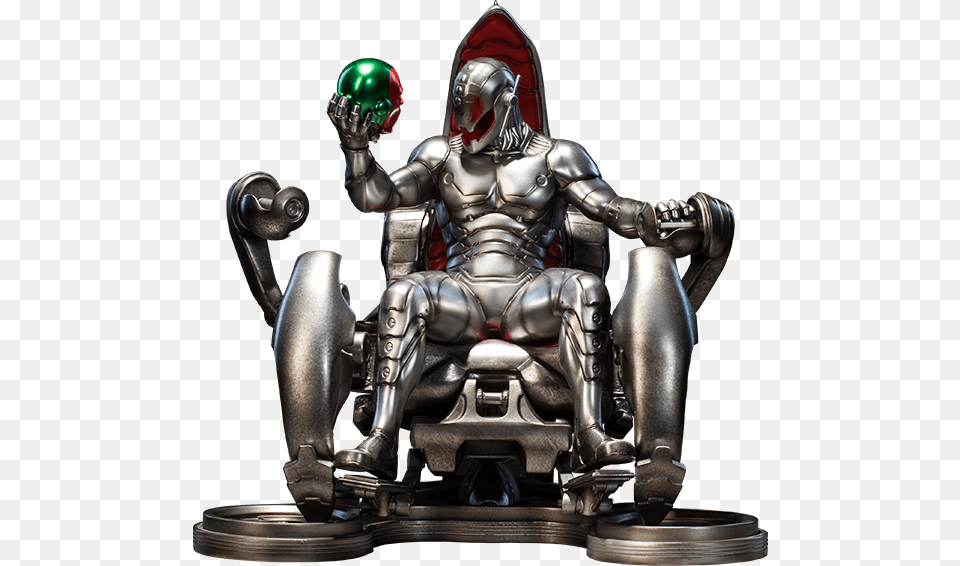 Classic Ultron On Throne Statue, Adult, Male, Man, Person Png