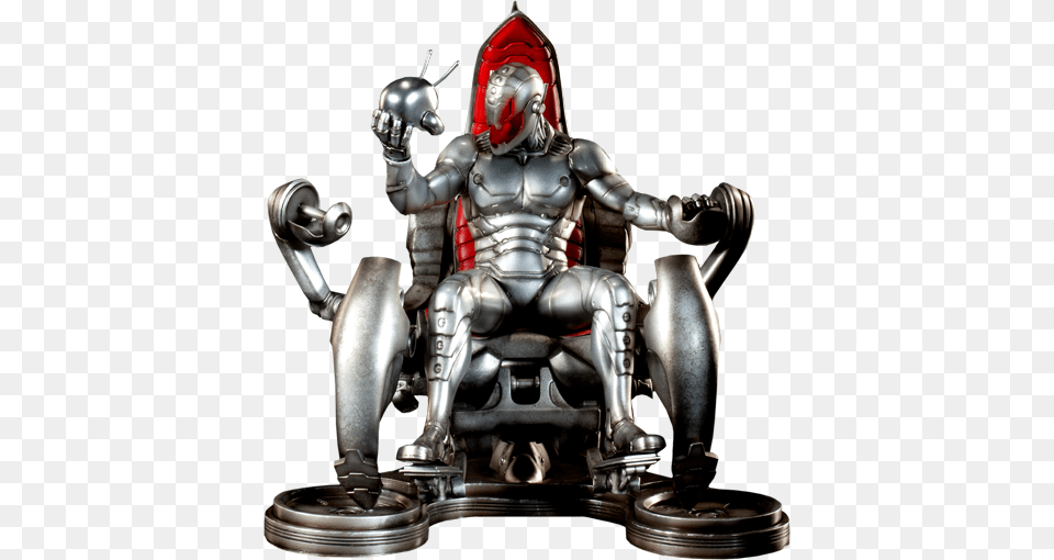 Classic Ultron On Throne Stature Classic Ultron, Person Free Transparent Png