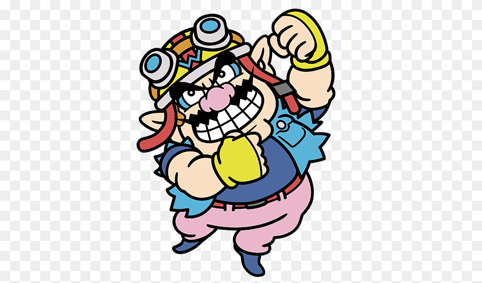 Classic Video Games Game Art Warioware Gold Wario, Baby, Person Free Png Download