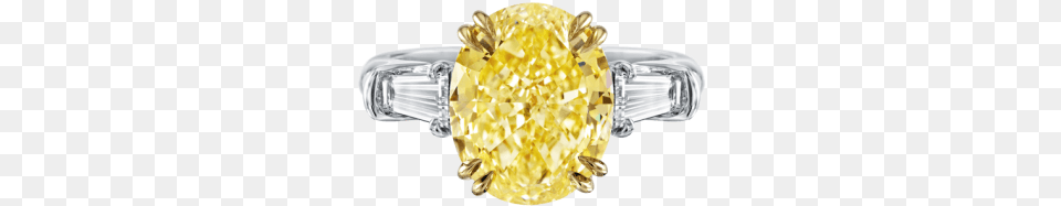 Classic Winston Oval Shaped Yellow Diamond Ring Yellow Diamond Ring Tiffany, Accessories, Gemstone, Jewelry, Chandelier Free Png Download