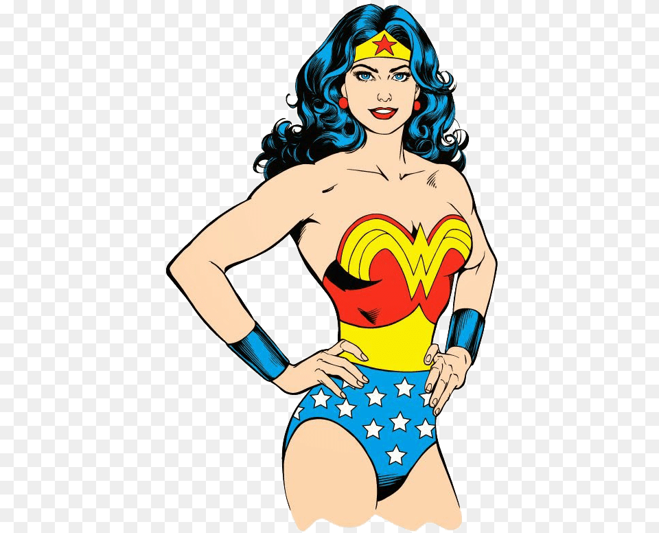 Classic Wonder Woman Comic, Clothing, Costume, Person, Swimwear Free Png