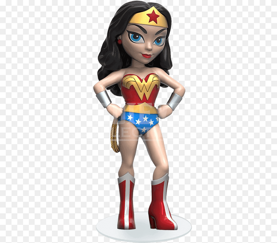 Classic Wonder Woman Rock Candy Vinyl Figure Classic Wonder Woman Funko Rock Candy, Figurine, Person Free Png