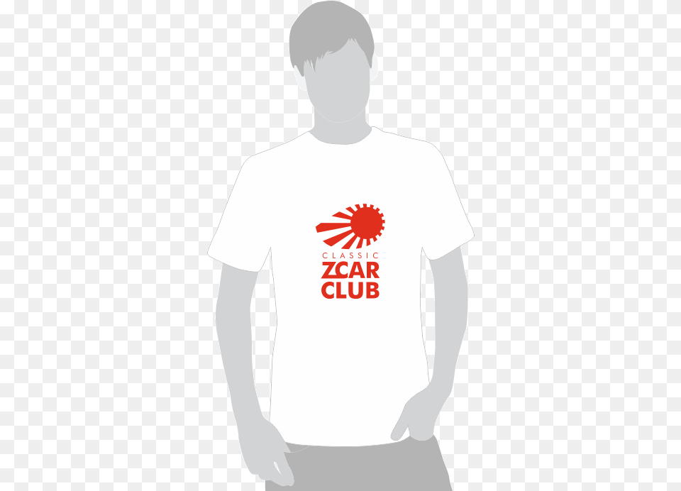 Classic Zcar Club Home, Clothing, T-shirt, Adult, Male Free Png