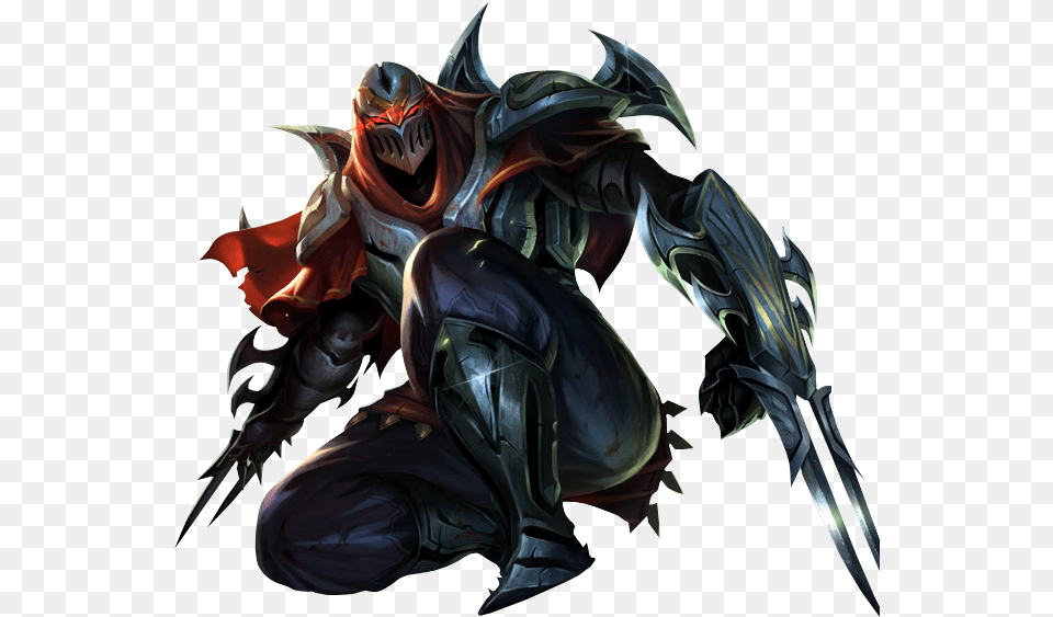 Classic Zed Splashart League Of Legends Zed, Adult, Female, Person, Woman Png Image