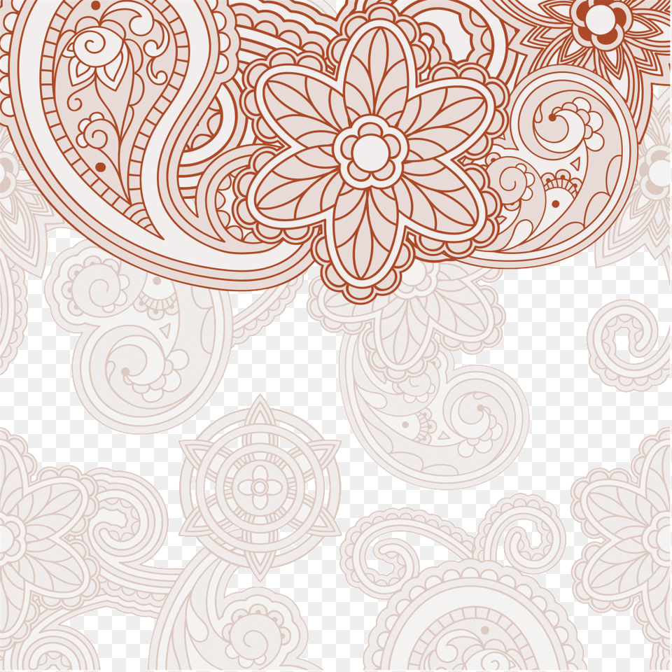 Classical Aesthetic Shading Vector Graphics, Pattern, Art, Floral Design, Paisley Png Image