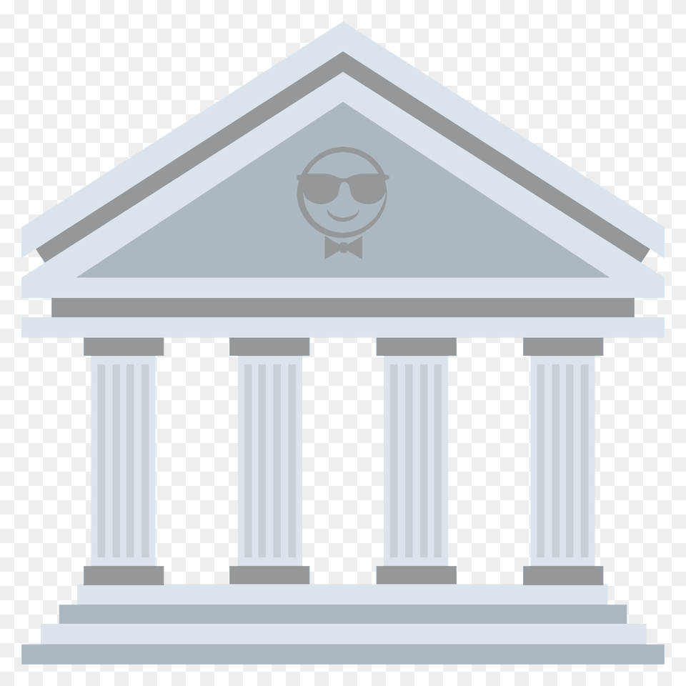 Classical Building Emoji Clipart, Architecture, Pillar, Shrine, Prayer Free Png