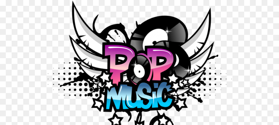 Classical Clipart Pop Music Pop Music Logo Musica Pop Logo, Emblem, Symbol, Art, Graphics Free Transparent Png