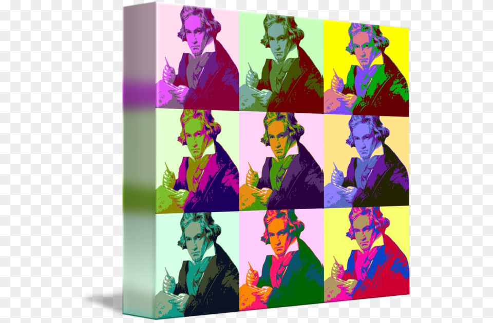 Classical Music Pop Art, Collage, Purple, Adult, Person Png