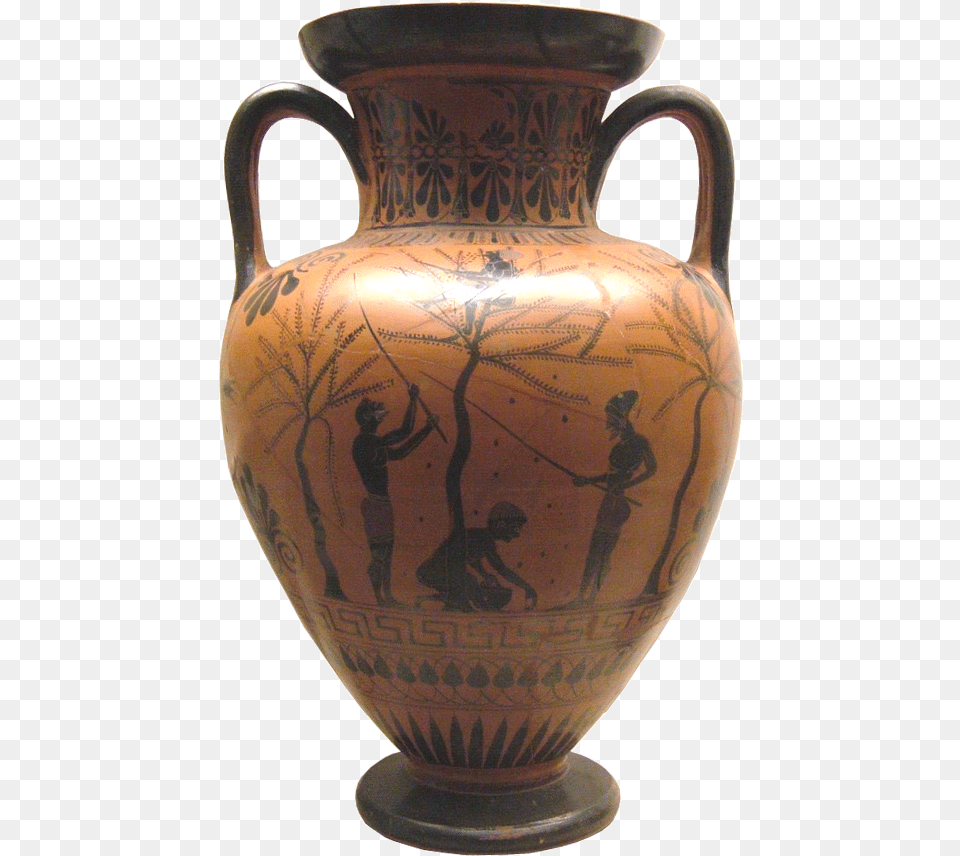 Classical Vase High Quality Image Argos Ancient Greek Pottery, Jar, Adult, Male, Man Free Png Download