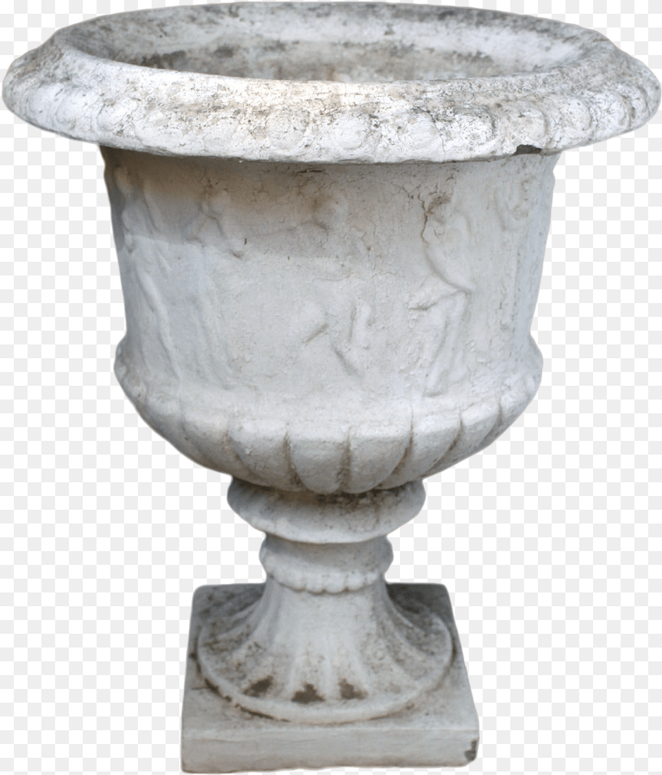 Classical Vase Image Antique Cement Flower Pot, Urn, Pottery, Jar, Potted Plant Png