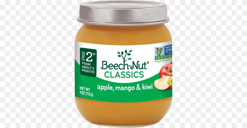 Classics Apple Mango Amp Kiwi Jar Beechnut Banana, Food, Fruit, Plant, Produce Png Image
