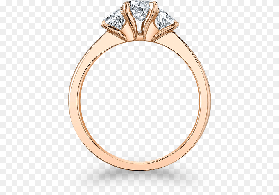 Classics Rose Gold Halo Engagement Rings From Side, Accessories, Diamond, Gemstone, Jewelry Png