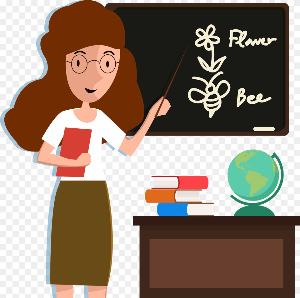 Classroom English English Teacher Clipart, Person, Blackboard, Face, Head Free Transparent Png