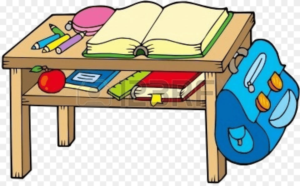 Classroom Good Table Clipart My Cotton Garden For You, Furniture, Desk Png Image