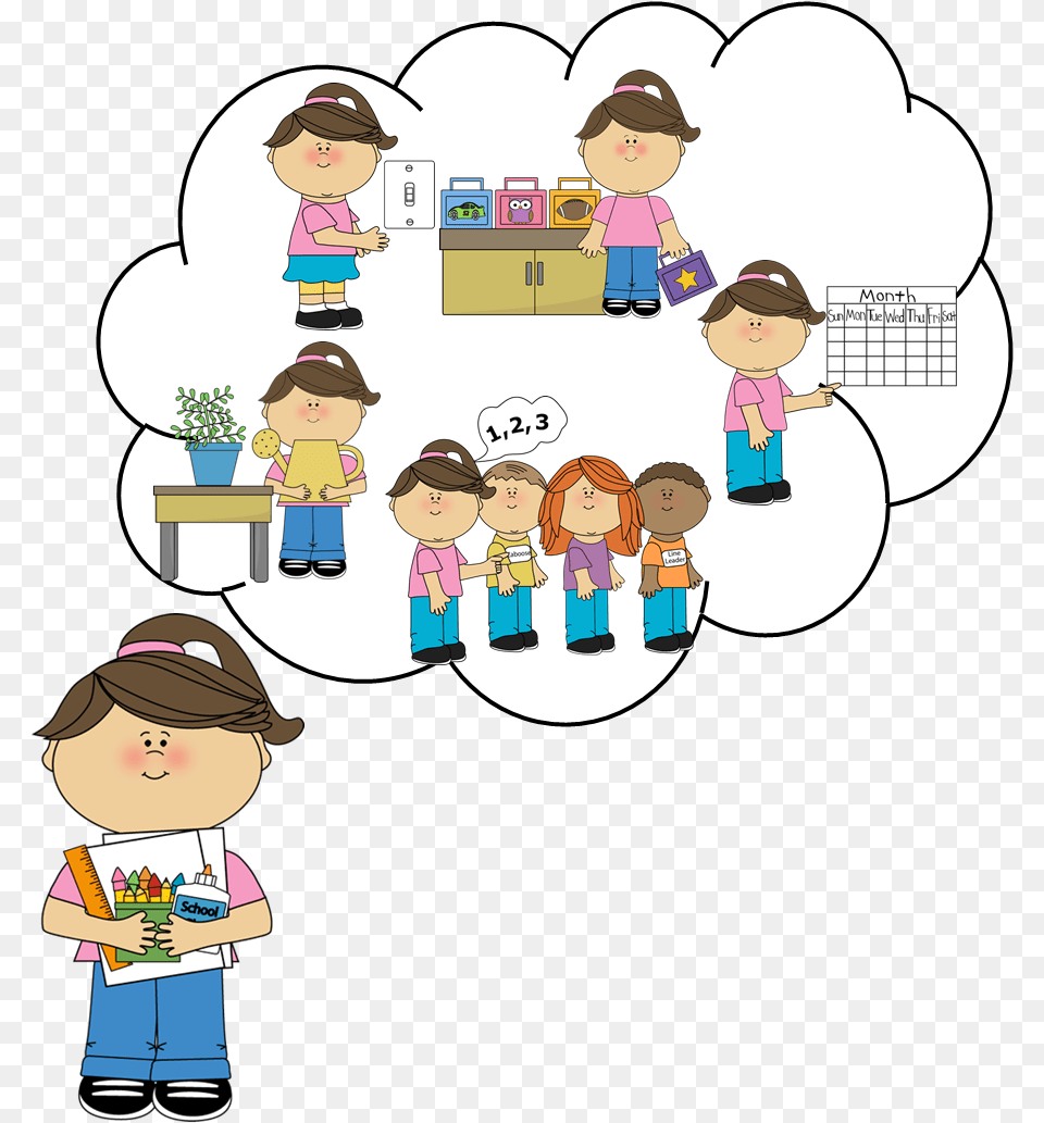 Classroom Helper Clipart Responsible Clipart, Book, Comics, Publication, Baby Free Png Download