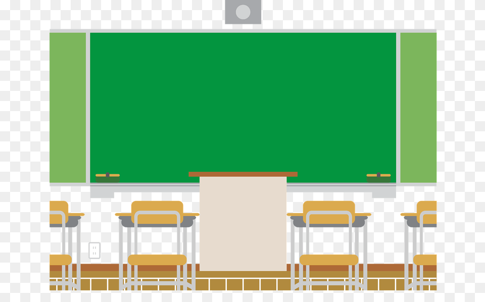 Classroom In A School Clipart, Chair, Furniture, Architecture, Building Free Transparent Png