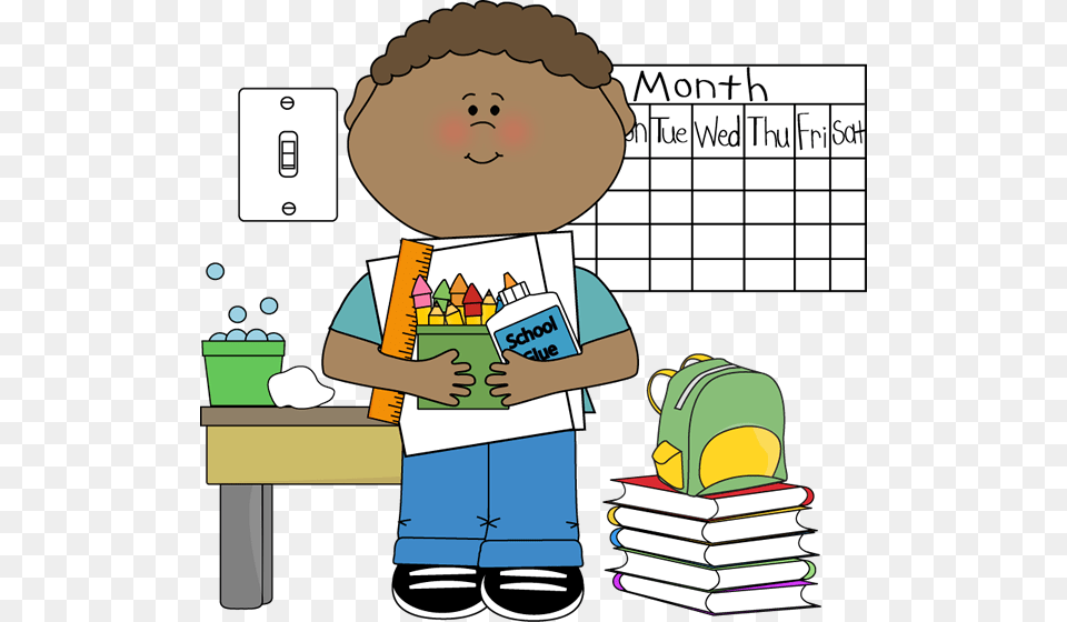 Classroom Job Clipart, Baby, Book, Comics, Person Free Transparent Png