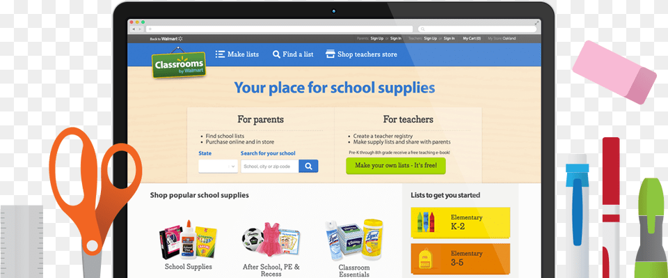 Classrooms By Walmart Classrooms Background Web Page, File, Computer, Electronics Free Png