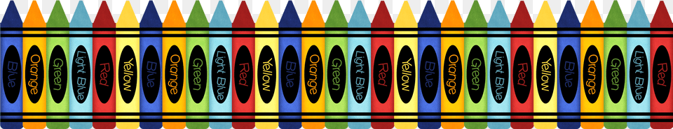 Classrooms Jss Backschool Crayons Border Copy Sea Kayak, Pattern, Crayon Free Png