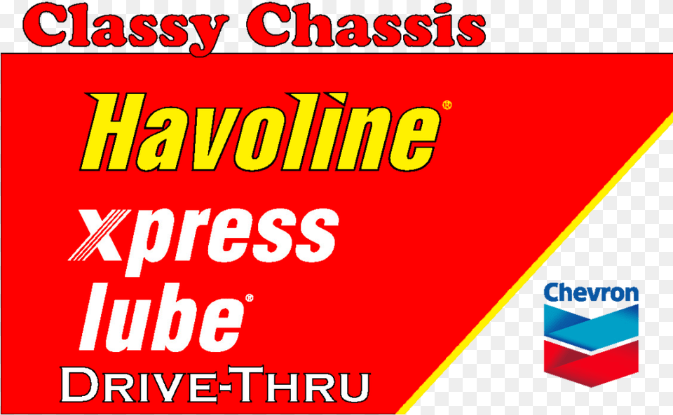 Classy Chassis Lube Logo Good Colors Havoline Xpress Logo, Advertisement, Poster, Scoreboard, Text Free Png
