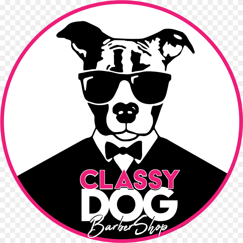 Classy Dog Logo Pit Bull, Accessories, Stencil, Sunglasses, Sticker Free Png