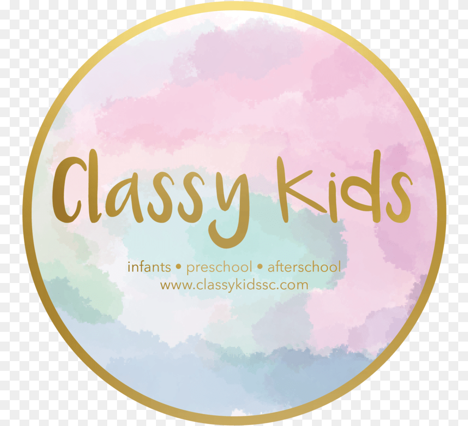 Classykids Logo Watercolorlogo Official Emoji Circle, Disk, Book, Publication, Oval Png