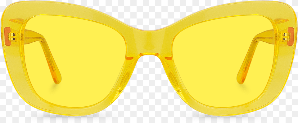 Claudette Yellow Butterfly Sunglasses Wood, Accessories, Glasses, Goggles Free Transparent Png